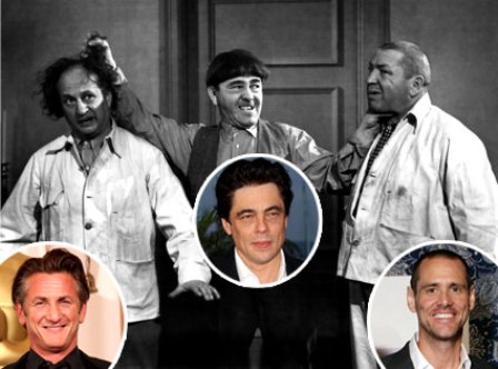Benicio Del Toro, Jim Carrey y Sean Penn, los tres chiflados