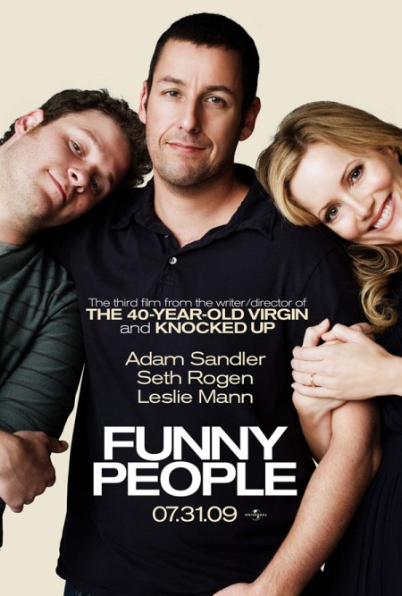 Trailer online de la película “Funny People”, con Adam Sandler, Seth Rogen y Leslie Mann